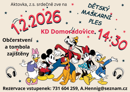 Maškarní ples pro děti